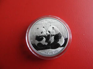 * Panda chińska 10 juanów 2009 srebro 1 uncja 999 * (Szub142) - Zdjęcie 1 z 2