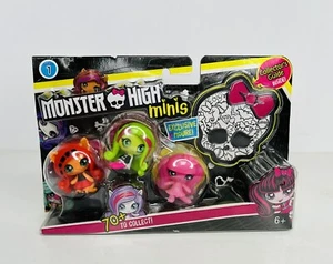 *LEGGI* Bambola Monster High Minis DRACULAURA TORALEI & VENUS confezione da 3 stagione 1 - Foto 1 di 8