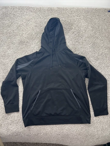 VTG Shaquille O'neal Sweatshirt Shaq Size L Hoodie Black Long sleeve Cover