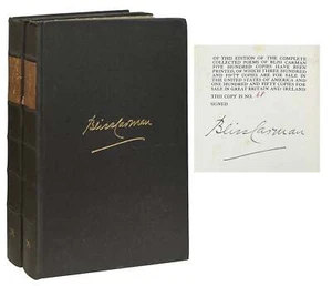 Bliss Carman / Poems 2 Vols Signed 1st Edition 1905 - Picture 1 of 1