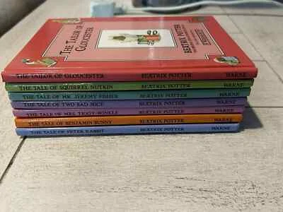 Set Of 7 Peter Rabbit Library  [ 7 Hardcover Book Set Beatrix Potter] Like New - Image 1 of 4