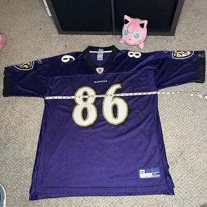 Reebok NFL Todd Heap #86 Baltimore Ravens maglia viola uomo taglia XL - Foto 1 di 3