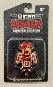 ECW Original Terry Funk Bloody Micro Brawler Figure MOC WWE AEW Wrestling - Picture 1 of 3