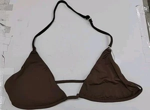 New Slate Swim Rain Bikini Top Brown Size Medium - Picture 1 of 6