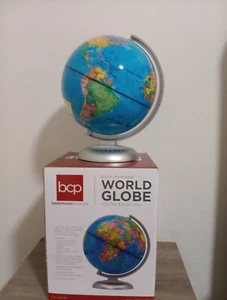 Illuminated Globe of the World with Stand | 8” Light Up World Globe for Kids - Picture 1 of 11