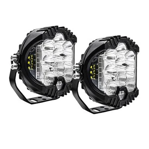 2Pcs 5inch  Work  Pods  Flood Combo Beam Fog  Offroad F6H9 - Picture 1 of 11
