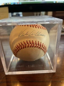 Richie Ashburn Phillies Auto Baseball & 3x5 & Philly Inquirer HOF Induction JSA - Picture 1 of 10