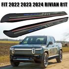 2Pcs Running Boards Side Steps Nerf Bars Fits For Rivian R1t 2022 2023 2024