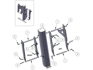 Protector radiador Zap aluminio se adapta a KTM SX 19- EXC 20- Husqvarna sin ventilador - Imagen 1 de 1
