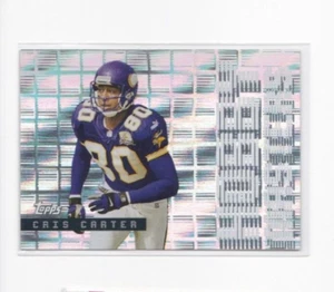 CRIS CARTER 2001 TOPPS FOOTBALL HOBBY MASTERS INSERT CARD-SHIPS FREE - Picture 1 of 24