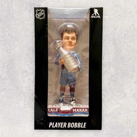 CALE MAKAR COLORADO AVALANCHE 2022 STANLEY CUP BOBBLEHEAD BRAND NEW NICE! Cover