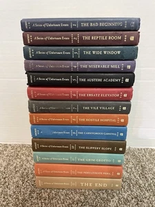 Lemony Snicket:  A Series of Unfortunate Events Complete Volumes 1-13 Hard Cover - Imagen 1 de 2