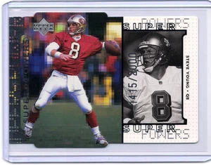 1998 Upper Deck - Super Powers Steve Young Die Cut #S9 /2000 - Picture 1 of 2
