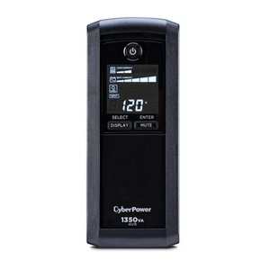 CyberPower CP1350AVRLCD-R Intelligent LCD UPS System - Certified Refurbished - Afbeelding 1 van 8