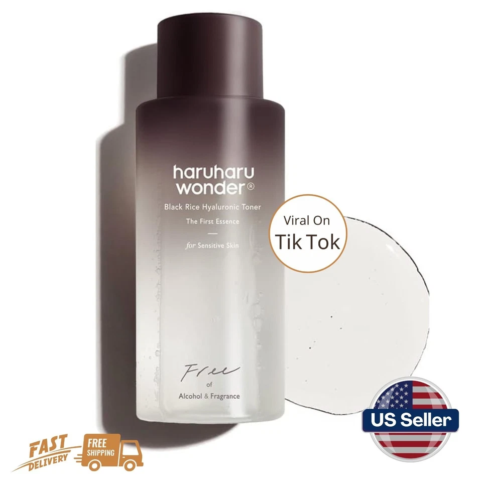 Haruharu Wonder Black Rice toner hialurônico para pele sensível | 150ml 5,1 fl.oz. - Imagem 1 de 1