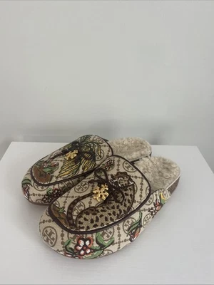 Mocasín sin cordones Tory Burch talla 6,5 diseño con estampado animal Foto 1 de 4