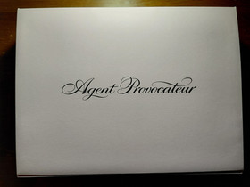 Agent Provocateur Pink Black Gift Box- Small 6.25" x 8.25" x 2"