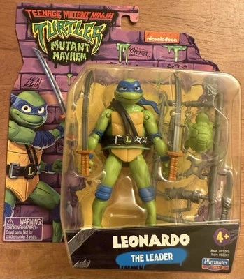 Figura de acción Playmates TMNT Teenage Mutant Ninja Turtles Leonardo The Leader Foto 1 de 4