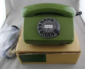 Post Telefon FeTAp 791-1 BP - Grün, Wählscheibe, original-Karton, 84/09, Vintage - Bild 1 von 11