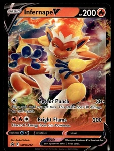 Infernape V SWSH252 SWSH: Sword & Shield Promo Cards Pokemon - Picture 1 of 2