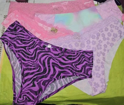 5 BOCHECHAS ROSA SEXY XXL Victoria's Secret quente! Novo com etiquetas aposentado - Imagem 1 de 2