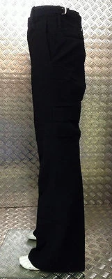 Naval Trousers British C2 Style Class II Black Flare Bell Bottom Sailors - NEW - Image 1 of 4