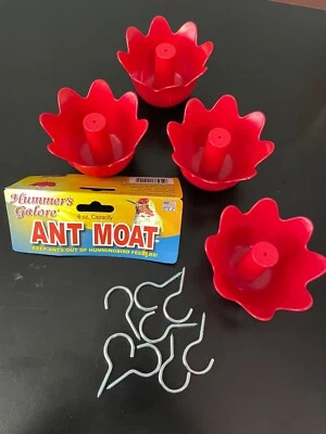 Hummers Galore Hummingbird Feeder Insect Guard, Ant Moat, 4 Pack - Image 1 of 4