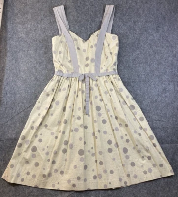 Vestido Betsey Johnson para mujer talla 4 lunares lavanda línea A twee Foto 1 de 4