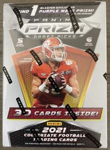 2021 PANINI PRIZM DRAFT PICKS BLASTER BOX NFL FOOTBALL LAWRENCE WILSON RC PURPLE - Picture 1 of 2
