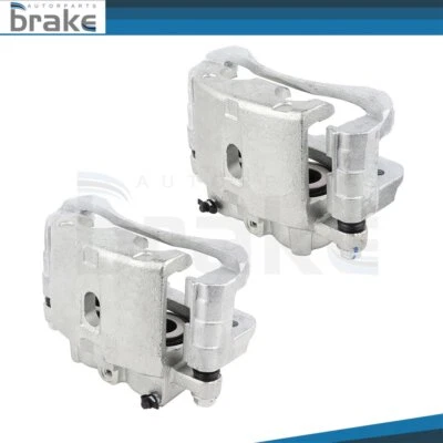 Rear Brake Calipers Zinc Plated Pair Set Fits 2000 - 13 Chevrolet Suburban 2500 - Image 1 of 4