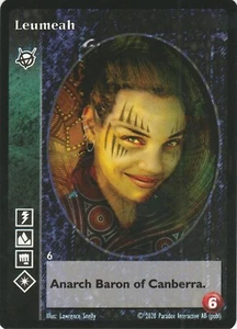 Leumeah x1 Brujah Black Chantry Barons Promo Jyhad VTES - Imagen 1 de 1
