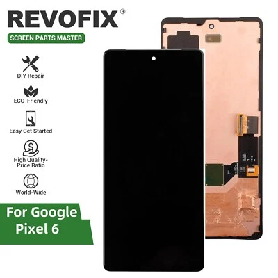 REVOFIX OLED For Google Pixel 7 GVU6C GQML3 GO3Z5 LCD Screen Replacement Black