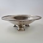 Vintage EPNS Silver Plated 3 Footed Bowl By Atkin Brothers 23cm Diameter