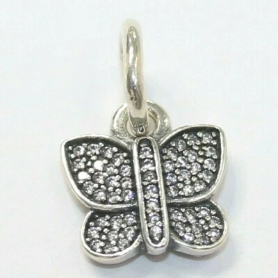 Nuevo Auténtico Pandora Dije Brillante Mariposa Colgante 791497CZ Plata de Ley Foto 1 de 3