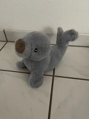 Stofftier Plüschtier Seehund Seelöwe Robbe Bauer 28cm Kuscheltier für Kinder - Bild 1 von 3