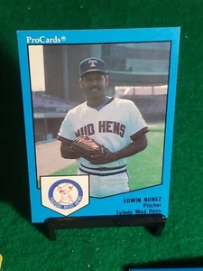 1989 ProCards #773 Edwin Nunez Toledo Mud Hens Mariners Tigers - Picture 1 of 2