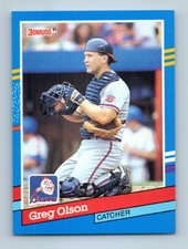 1991 Donruss Greg Olson Atlanta Braves #285
