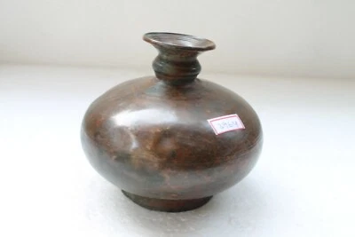 Antigua olla de agua persa islámica artesanal de cobre original coleccionable NH3964 Foto 1 de 4