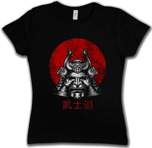 BUSHIDO SAMURAI I T-SHIRT DONNA Ninja Giappone Guerriero Spada Seppuka Dakana Armatura - Foto 1 di 1