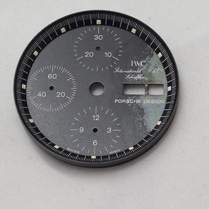 IWC Watch Chronograph Porsch Design vintage dial 29mm PARTS Part Swiss #x6 - Picture 1 of 6