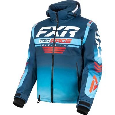 Chaqueta de moto de nieve aislada FXR para hombre RRX azul/azul oscuro/rojo talla XL Foto 1 de 2