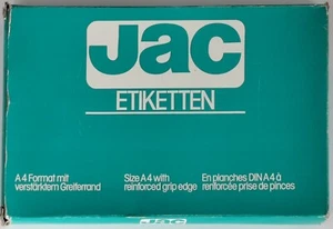 JAC Etiketten BG 74105 105x75mm selbstklebend 1600 St - auf Bogen 337x224 mm - Bild 1 von 4