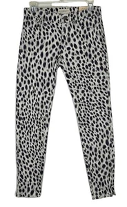Denim & Supply Ralph Lauren Women’s 26 Skinny Ankle Zip Jeans Cheetah Print New - Bild 1 von 6