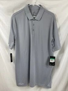 NIKE MEN'S DRI-FIT VICTORY GOLF POLO GREY AO2159-012 XXL - Picture 1 of 4