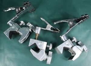 Manfrotto 035 Super Clamp And 175/225 Spring Clip - Lot of 3