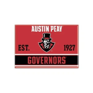 TWO (2) AUSTIN PEAY GOVERNORS, 2.5" X 3.5" METAL MAGNETS FROM WINCRAFT - Picture 1 of 2