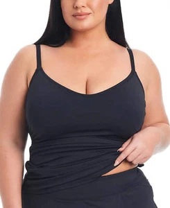 Bleu by Rod Beattie Plus Size Kore Scoop-Neck Tankini Top UB7 474 - Picture 1 of 6