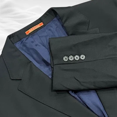 Daniel Cremieux Loro Piana Zelander Stretch Wool 50R Black Blazer Sport Coat - Image 1 of 4