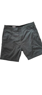 Volcom Corpo Class Chino Shorts Mens Size 34 Khaki Green Cottoned - Image 1 of 4