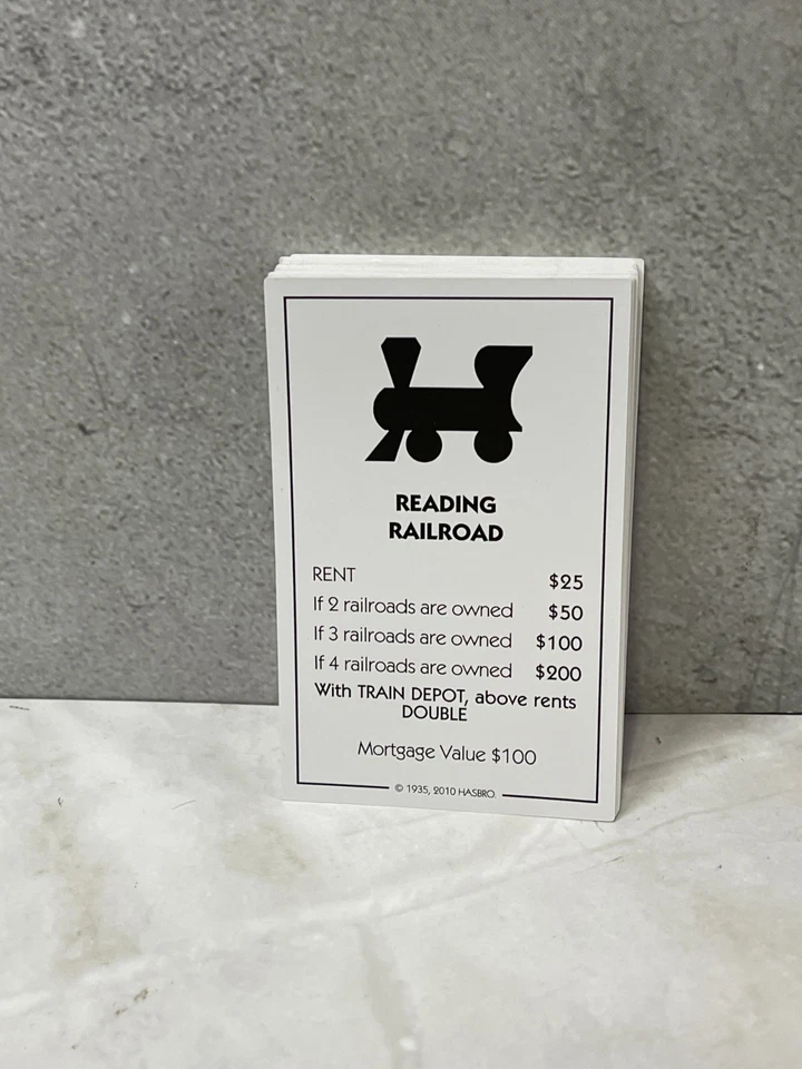 Monopoly Mega Edition 2013 - Ersatz Urkunde Karten - Bild 1 von 1